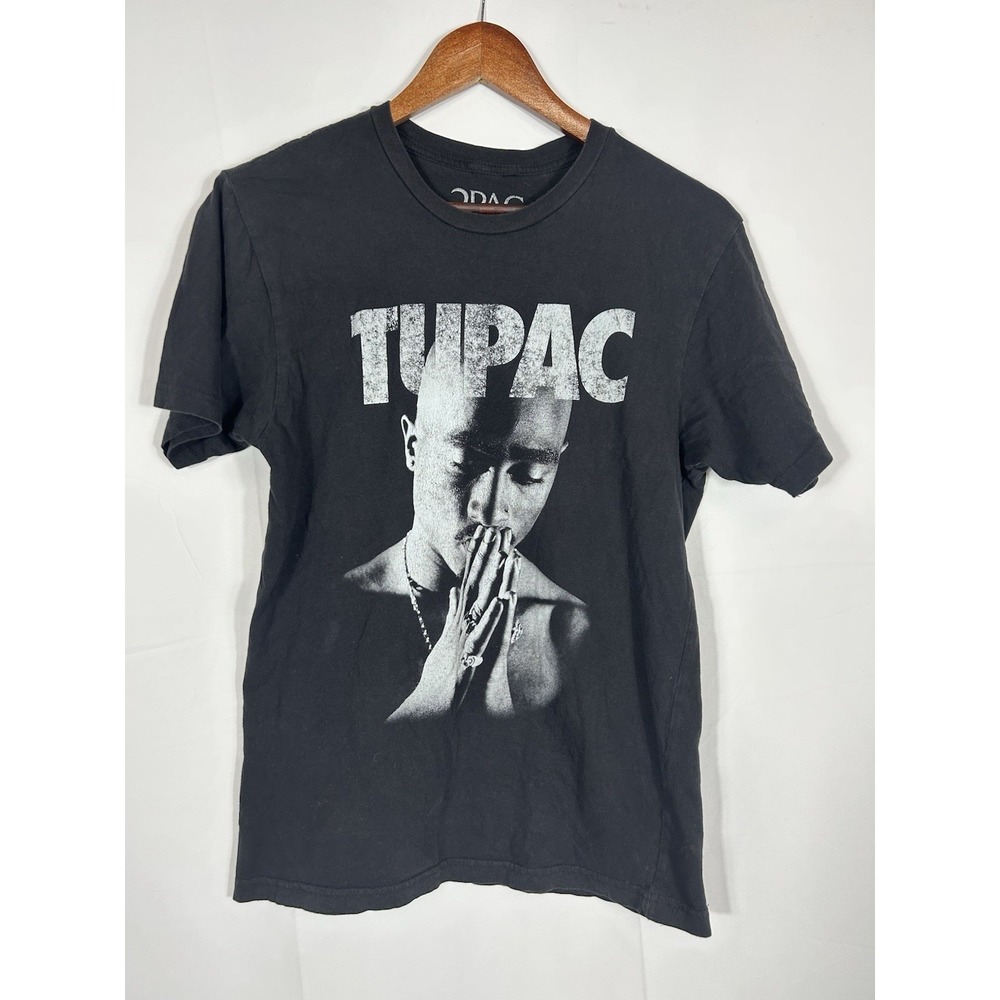 Tupac Y2K Official Licensed Prayer Graphic T-Shirt Tee Size S Hip Hop Rap Street